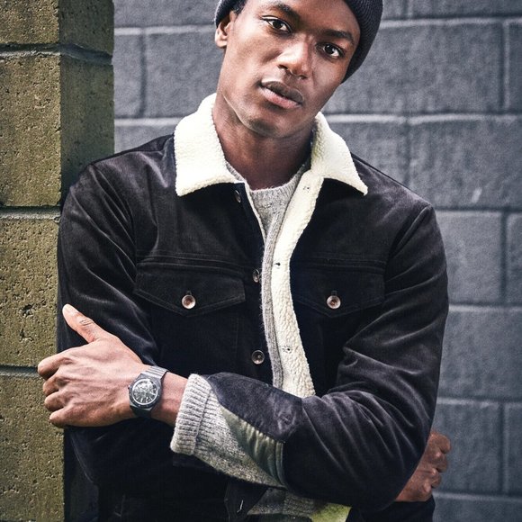 TODD SNYDER ITALIAN SHERPA LINED CORDUROY DYLAN JACKET